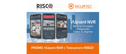 NVR VUpoint e Telecamere Risco: Scopri la promo! 